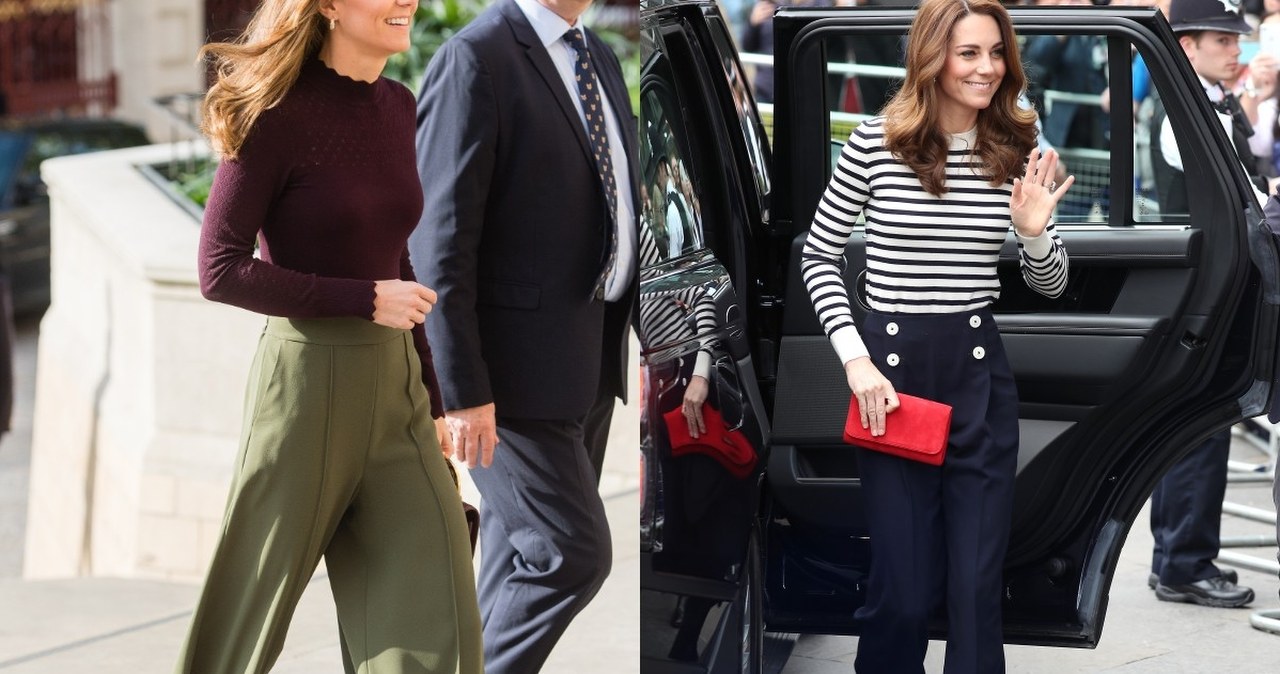 Te kontrowersyjne spodnie wracają do łask! Księżna Kate je uwielbia