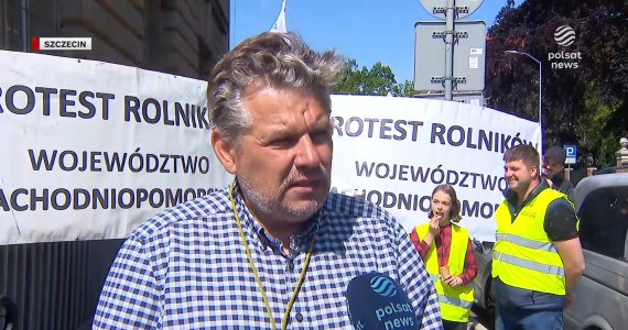 ''Wydarzenia'': Protesty rolników w Zachodniopomorskiem. Duże utrudnienia w ruchu