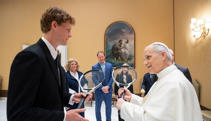 Gwiazda tenisa spotkała się z Leonem XIV. I to podczas turnieju w Rzymie