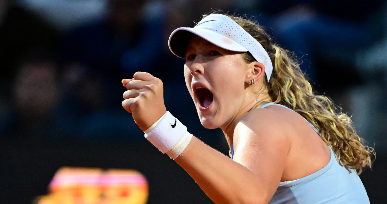 Turniejowe "1" za burtą WTA w Rzymie. Andriejewa świętuje, trzy obronione meczbole