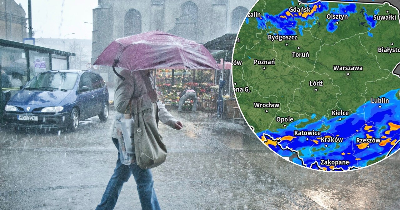 "Weź parasol i nieprzemakalne buty". Pogoda zaczyna się załamywać