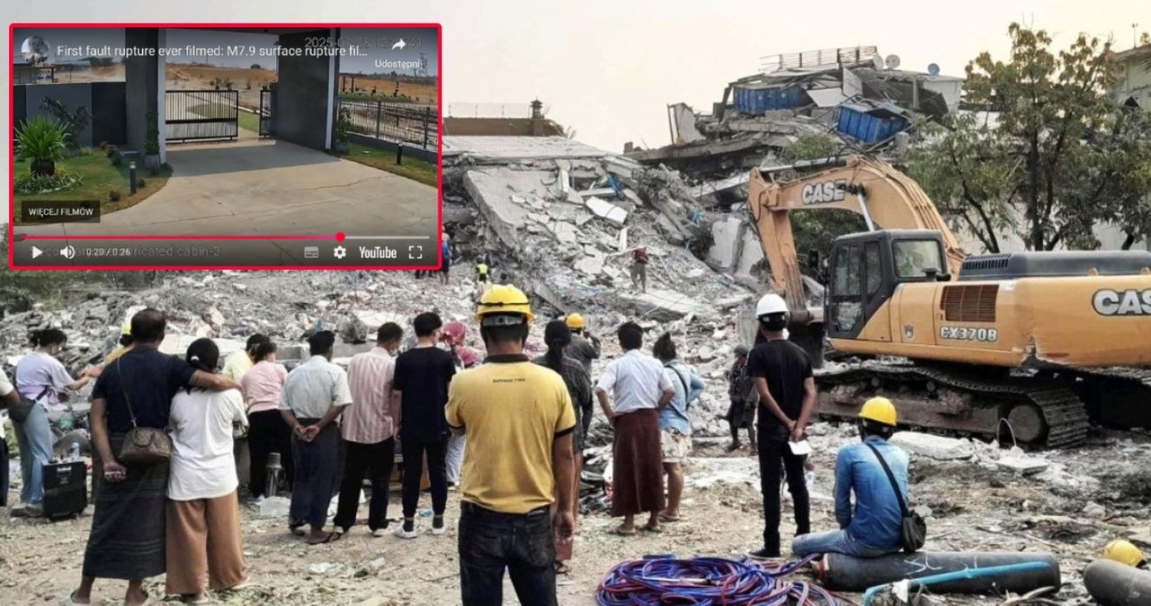 Ziemia po prostu się rozerwała. Przypadkiem nagrali ruch uskoku