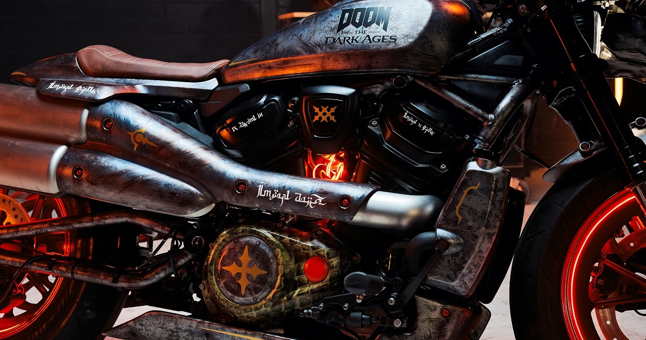 Unikatowy motocykl Harley-Davidson marzeniem każdego fana serii DOOM