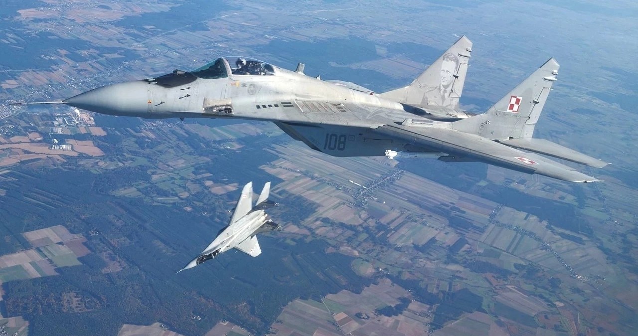 Ukraińcy chwalą się myśliwcem, który dostali z Polski