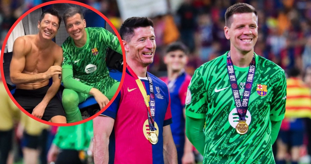 Tak Lewandowski i Szczęsny świętowali mistrzostwo. Ten szczegół przykuł uwagę. Zdjęcie obiegło świat