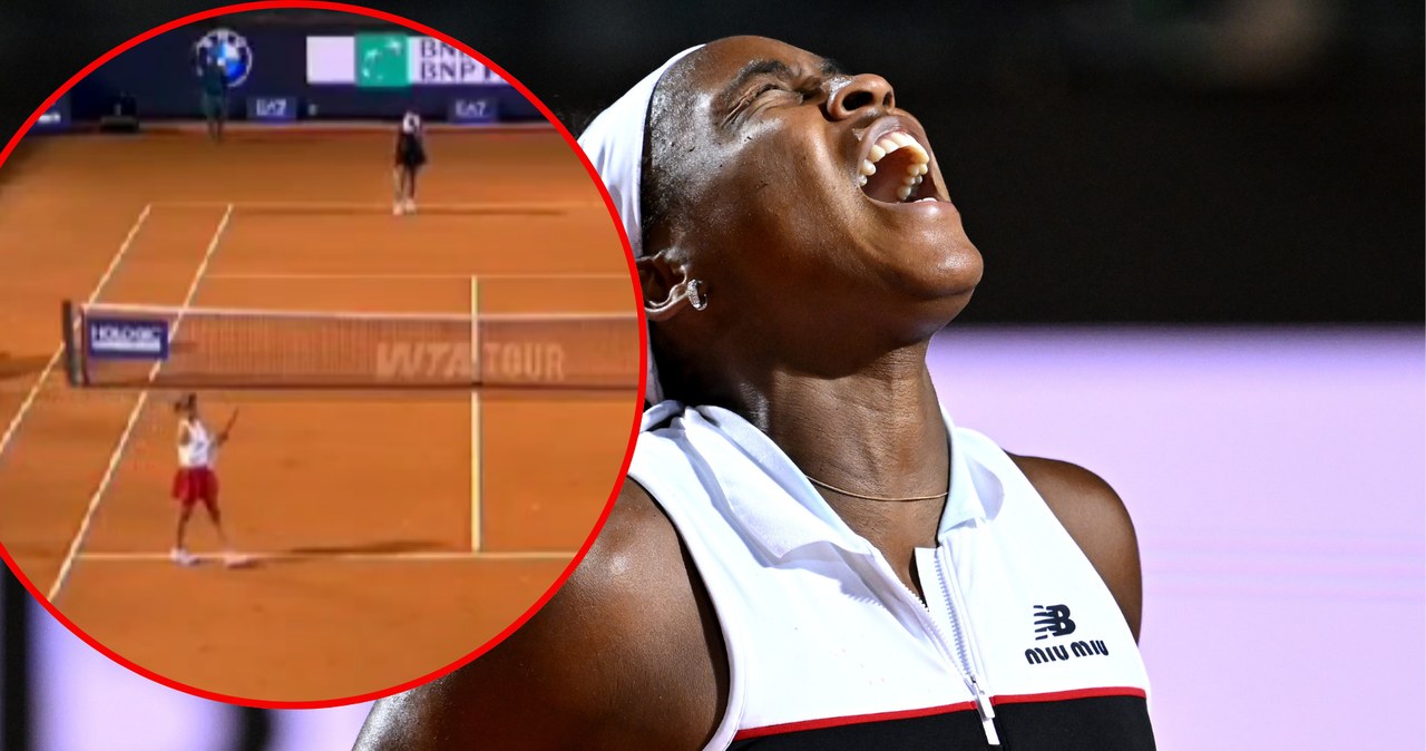 Kuriozalne sceny w Rzymie, Coco Gauff nie wytrzymała. Interweniować musiała sędzia