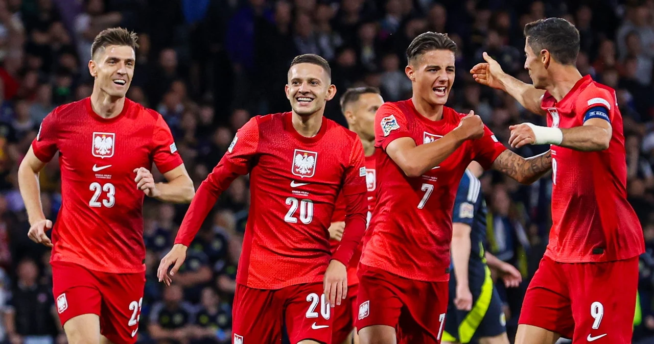 Krzysztof Piątek, Sebastian Szymański, Kacper Urbański i Robert Lewandowski