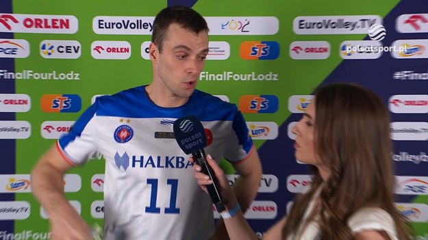 Sir Sicoma Monini Perugia pokonała Halkbank Ankara 3:0 w półfinale siatkarskiej Ligi Mistrzów. Kamil Semeniuk i Łukasz Usowicz nie pojawili się na boisku. - Pojawiło się trochę niedokładności, gdy piłka była po naszej stronie - powiedział w rozmowie z Bożeną Pieczko z Polsatu Sport Dick Kooy, przyjmujący Halkbanku.


