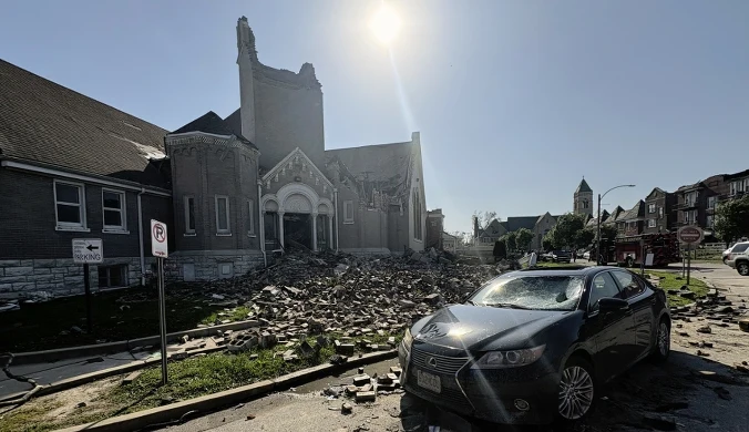 Tragiczny bilans tornada w USA. Żywioł przetoczył się przez miasto