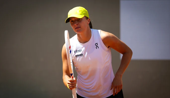 Wyciekł film z Roland Garros. Świątek na zajęciach ze swoim byłym trenerem