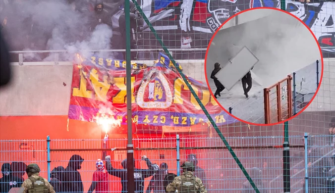 Zamieszki przerwały mecz Ekstraklasy. Jest oświadczenie, jasny apel do służb