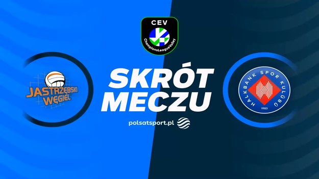 Skrót meczu Jastrzębski Węgiel - Halkbank Ankara.