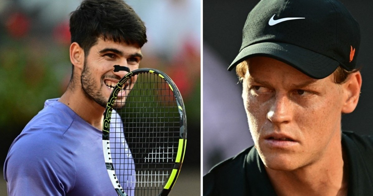 Tie-break i demolka w drugim secie. Wielki finał Alcaraza i Sinnera w Rzymie