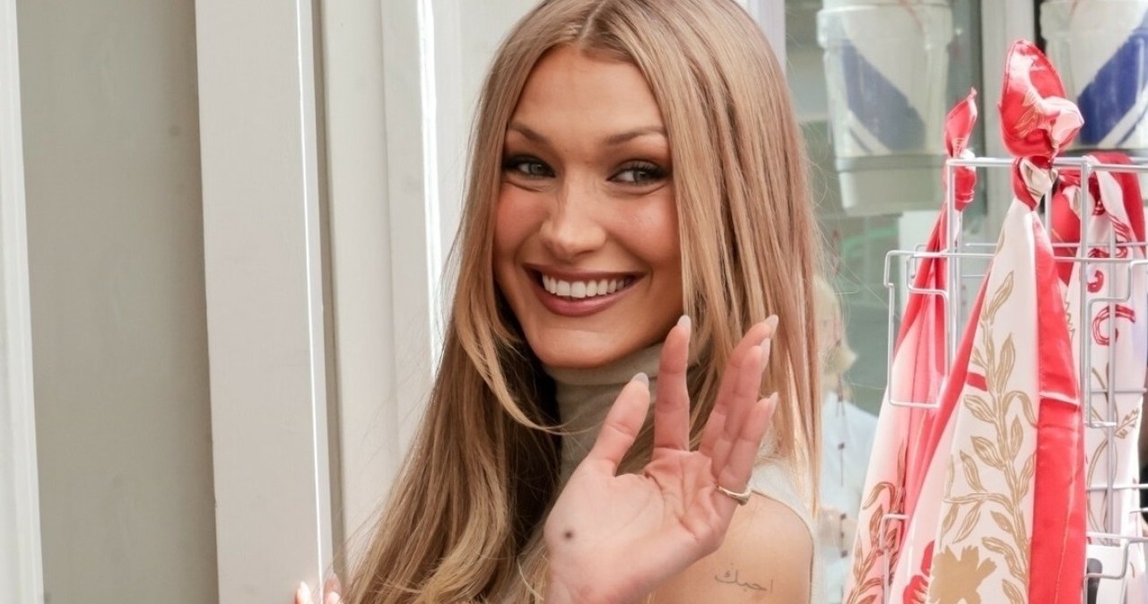 Elegancka Bella Hadid w Londynie. Sukienka od razu zwraca uwagę