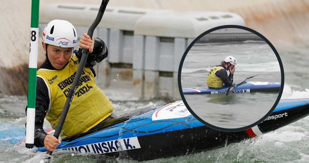 Dramat Polaków w mistrzostwach Europy. Wywrotka i zgubione wiosło. Klaudia Zwolińska tylko skryła twarz w dłoniach