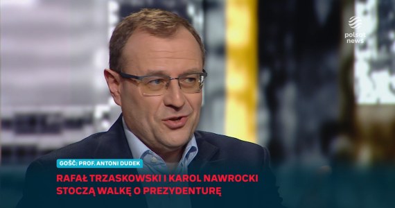 ''Najważniejsze pytania''. Prof. Dudek: Znam taką ilość plotek na Nawrockiego, iż mielibyśmy kawalerkę do kwadratu