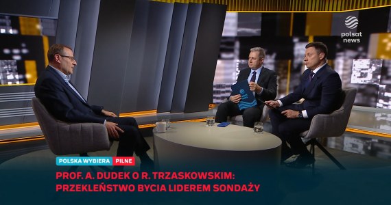 ''Najważniejsze pytania''. Prof. Dudek o strategii dla Trzaskowskiego: Donald Tusk powinien się ukryć