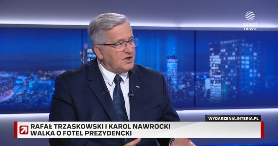 Komorowski w ''Gościu Wydarzeń'' o wynikach I tury wyborów: Problem dla całej koalicji rządzącej