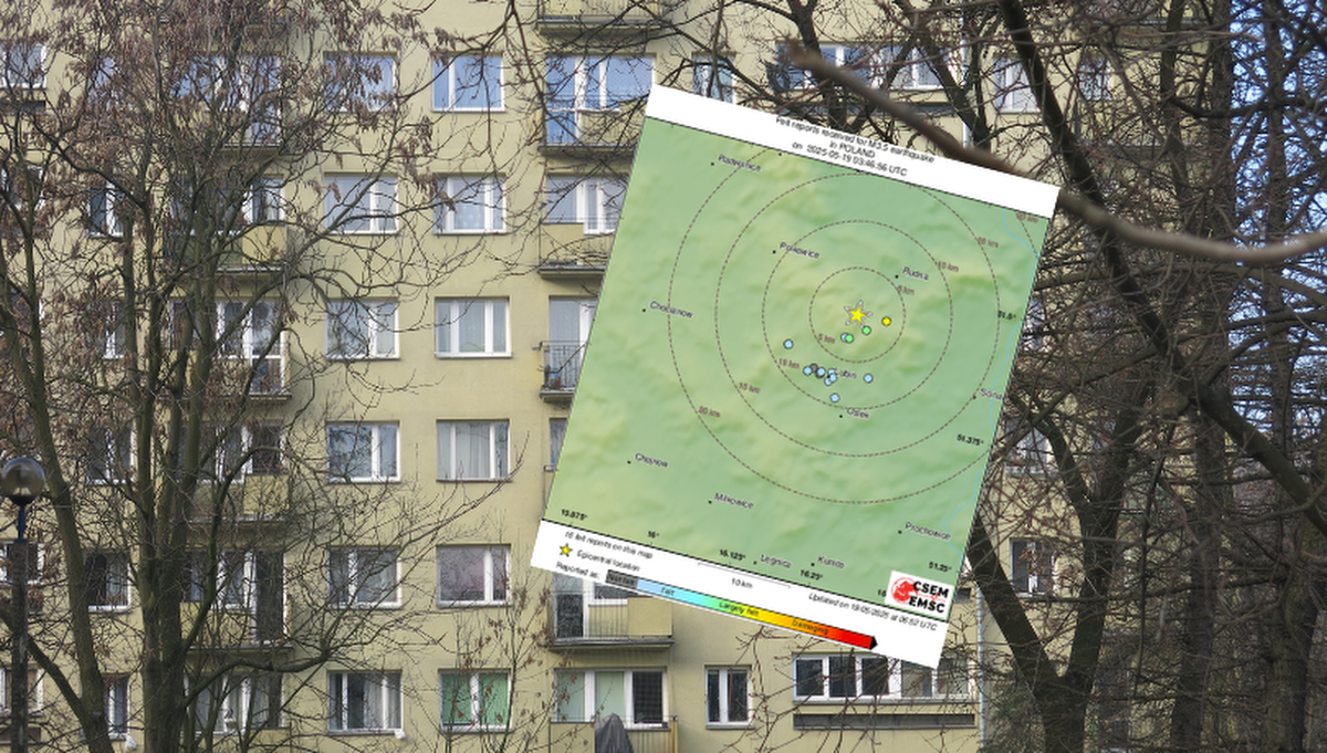 Mocny wstrząs na Dolnym Śląsku. "Aż mnie obudziło"