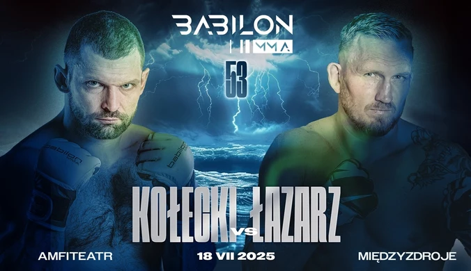 Szymon Kołecki vs. Marcin Łazarz na gali Babilon MMA 53 w Międzyzdrojach!