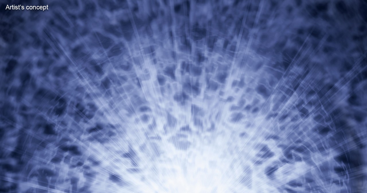 Dziwne emisje z centrum galaktyki. To supermasywna czarna dziura