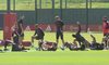 Piłkarze Manchesteru United trenują przed finałem Ligi Europy