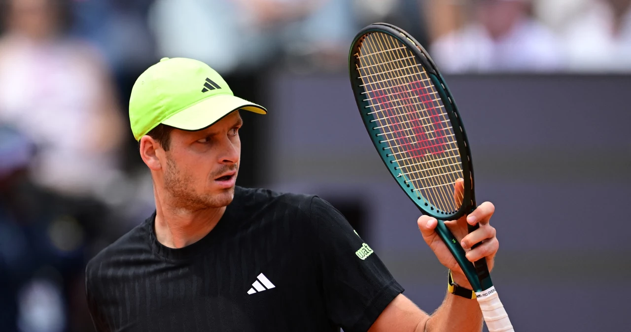 Hubert Hurkacz rywalizował o awans do drugiej rundy ATP 250 w Genewie