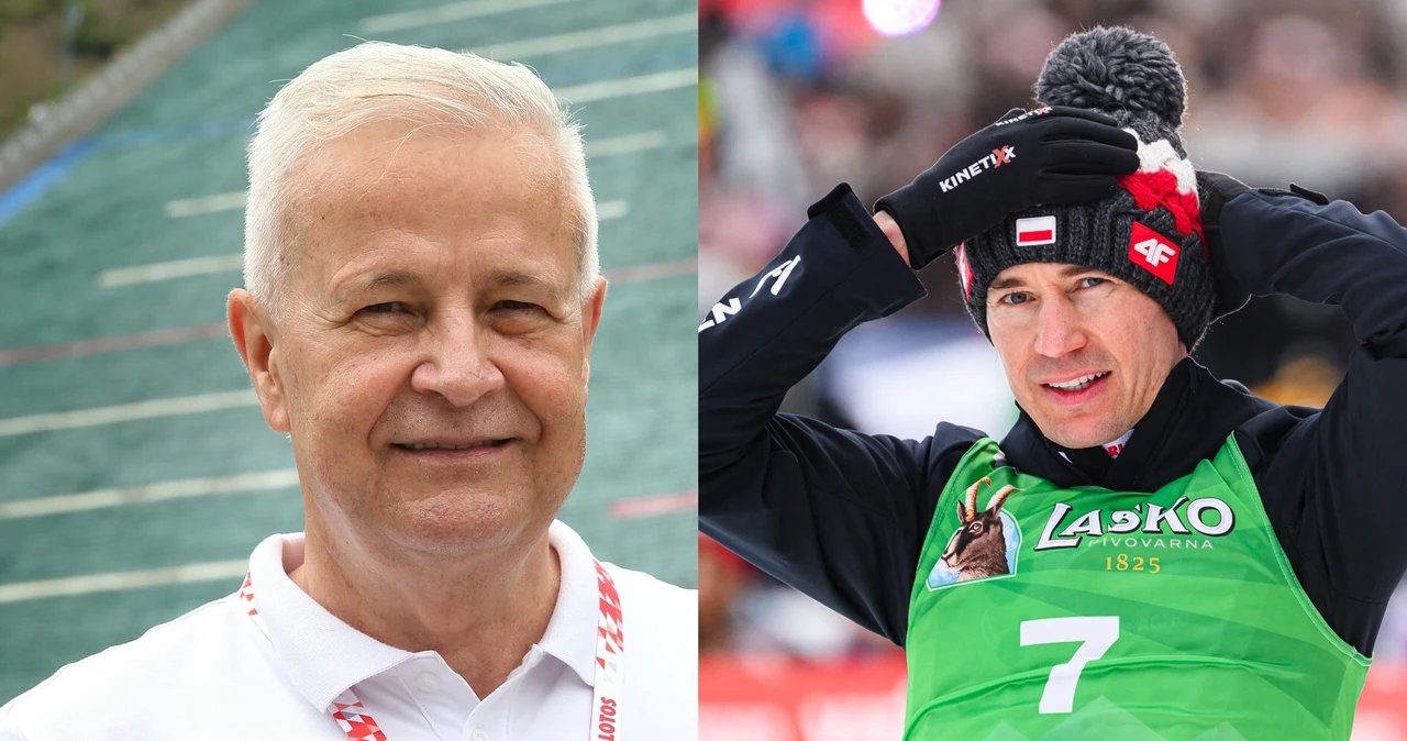 Apoloniusz Tajner i Kamil Stoch / Photo by Jure Makovec / AFP