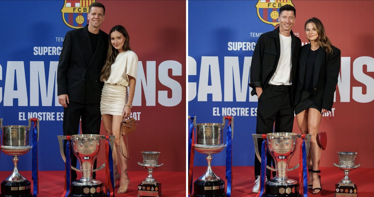 Anna i Marina skradły show. W takich kreacjach świętowały sukces Barcelony