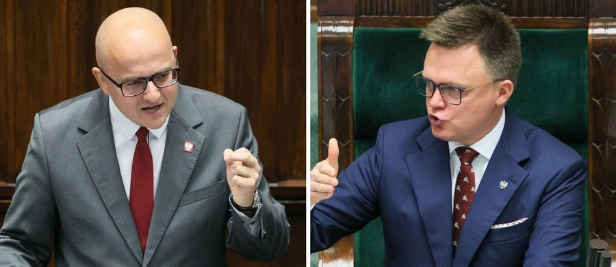 "Z moich informacji wynika, że w całości w tej sytuacji uczestniczyli wyłącznie posłowie Prawa i Sprawiedliwości i wyłącznie zaproszeni przez nich goście" - powiedział Szymon Hołownia. Marszałek Sejmu w ten sposób odniósł się do zdarzenia, w którym zaatakowany miał zostać Dariusz Matecki. "Uderzył mnie, a następnie drugiego posła PiS" - napisał polityk.