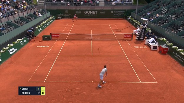 Skrót meczu Andrey Rublev - Justin Engel.
