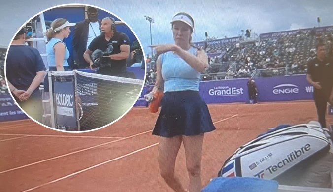 Nie tylko Świątek. Kolejna ofiara Danielle Collins. Żenująca akcja we Francji