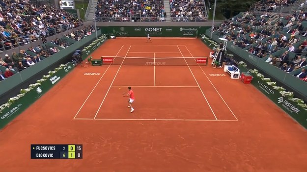 Skrót meczu Marton Fucsovics - Novak Djokovic.