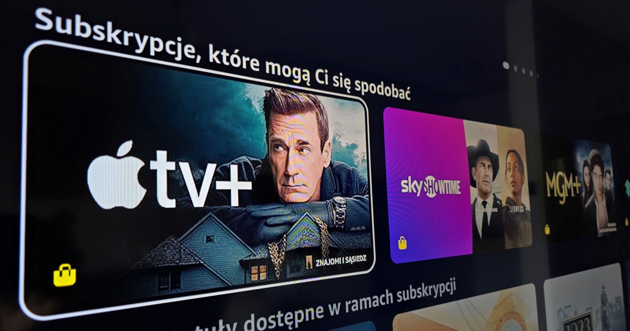 Prime Video jest jak kablówka w streamingu. Właśnie dorzucili Apple TV+