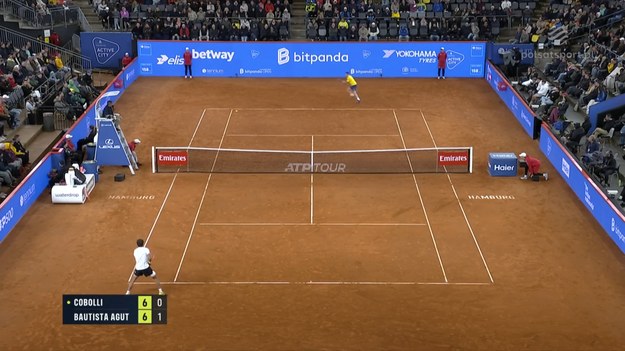 Skrót meczu Flavio Cobolli - Roberto Bautista Agut.