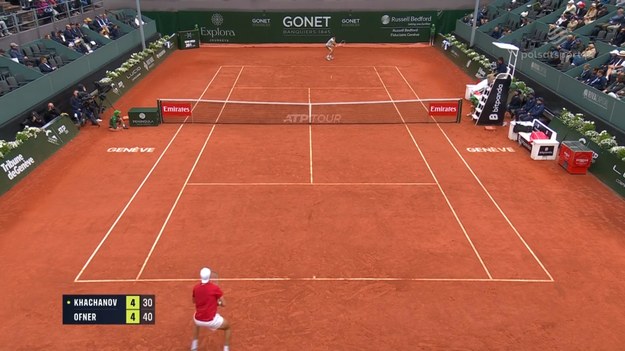 Skrót meczu Karen Khachanov - Sebastian Ofner.