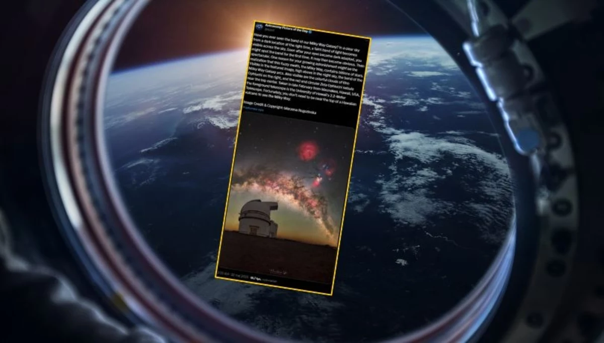 Marzena Rogozińska, pasjonatka astrofotografii z Polski, została wyróżniona przez NASA tytułem zdjęcia dnia. Jej fotograficzne dzieło, przedstawiające centralną część Drogi Mlecznej, zrobiło ogromne wrażenie na ekspertach z amerykańskiej agencji kosmicznej.