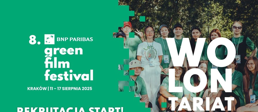 Rozpoczęła się rekrutacja wolontariuszy na 8. edycję BNP Paribas Green Film Festival, który odbędzie się w dniach 11–17 sierpnia 2025 roku w Krakowie. To niezwykłe wydarzenie o międzynarodowym zasięgu, które od lat gromadzi pasjonatów ekologii, filmu i działań społecznych na Bulwarze Czerwieńskim, tuż u podnóża Wawelu. Festiwal prezentuje filmy z całego świata poruszające tematykę środowiskową, a także oferuje spotkania z twórcami filmowymi, przedstawicielami organizacji ekologicznych, naukowcami i aktywistami.