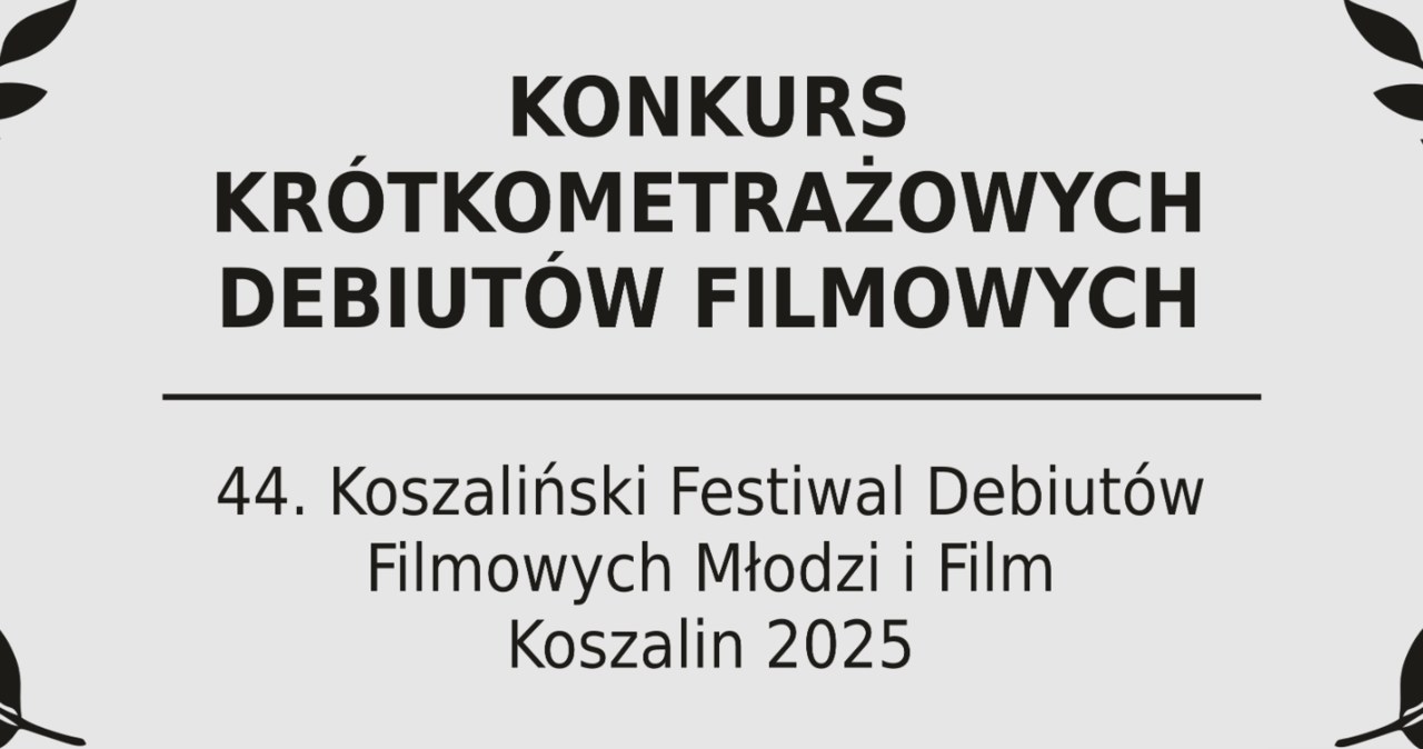 44. Festiwal Debiutów Filmowych Młodzi i Film rozpocznie się 9 czerwca w Koszalinie. Znamy już listę krótkich metraży, które walczyć będą o nagrodę w Konkursie Krótkometrażowych Debiutów Filmowych: Fabularnych, Dokumentalnych i Animowanych. Do konkursu zakwalifikowano 33 produkcje fabularne, 23 dokumentalne i 17 animowanych.