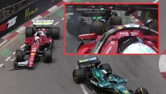 Groźnie na torze w Monako. Lider Ferrari nie miał szans wyhamować