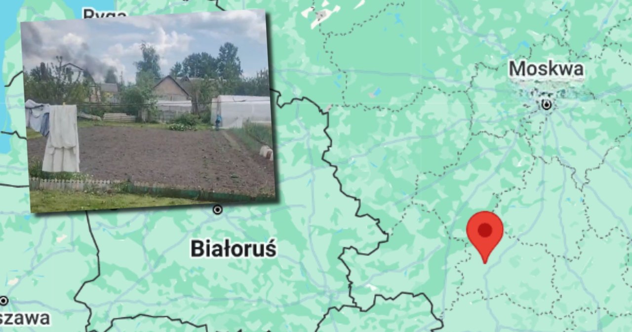 Katastrofa śmigłowca w Rosji. Pożar i seria eksplozji