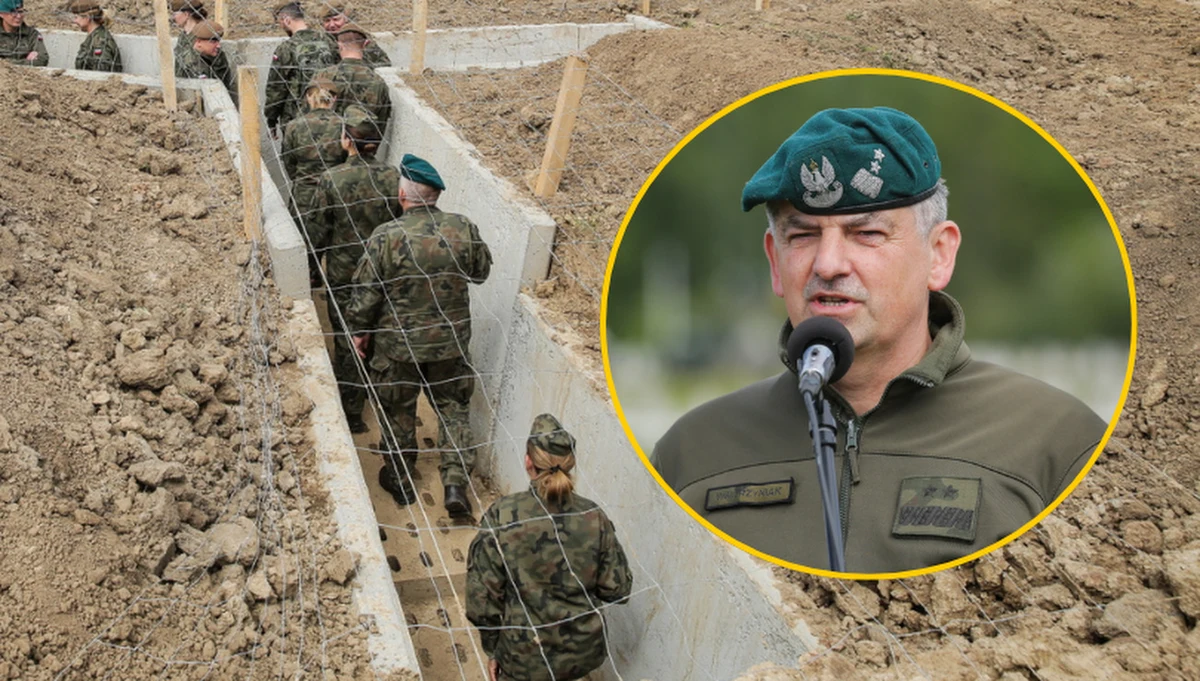 Na polsko-rosyjskiej granicy zaprezentowano fragment zapory inżynieryjnej realizowanej w ramach Tarczy Wschód. "Projekt jest programem wieloaspektowym, obejmującym systemy rozpoznania, ostrzegania, obrony, mobilności i kontrmobilności" - powiedział zastępca szefa Sztabu Generalnego WP gen. broni Stanisław Czosnek. 