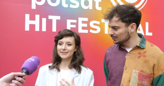 Wiktor Dyduła i Kasia Sienkiewicz przed Polsat Hit Festiwal. Opowiedzieli o wspólnym singl