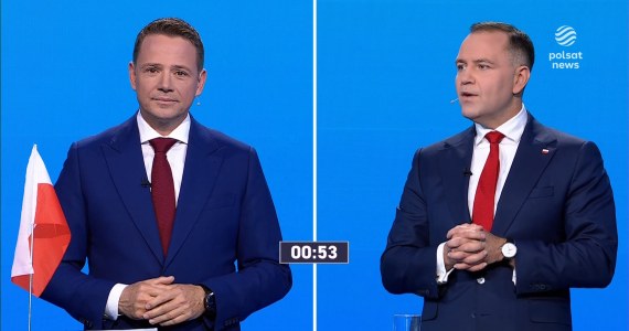 Debata prezydencka. Nawrocki do Trzaskowskiego: Jest pan finansowany przez niemieckie fundacje i pana Sorosa