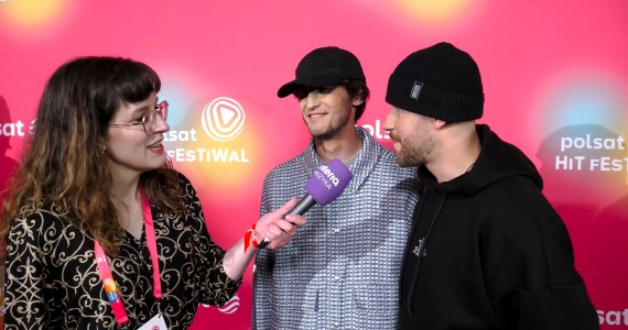 Alien x Majtis po swoim pierwszym występie na Polsat Hit Festiwalu