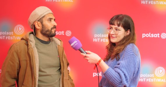 Mesajah przed występem na Polsat Hit Festiwal