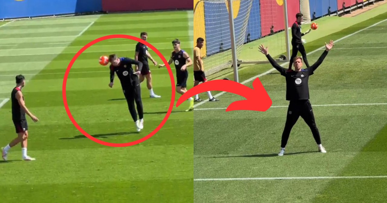 Kapitalne sceny. "Nokaut" na Lewandowskim, a potem to. Absolutne show Szczęsnego