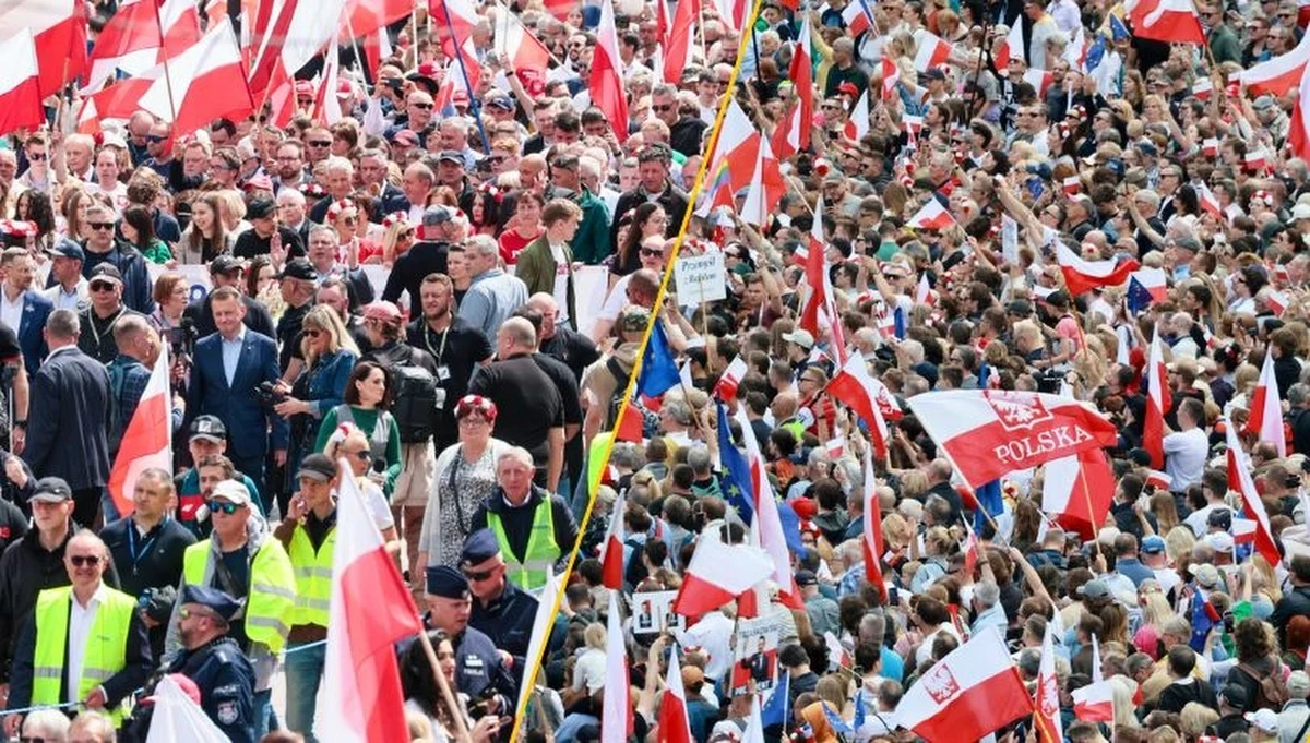Zgromadzenia zorganizowane w niedzielę w Warszawie przebiegły bezpiecznie - powiedział asp. Kamil Sobótka z Komendy Stołecznej Policji. Według nieoficjalnych wstępnych szacunków służb miejskich w marszu poparcia dla Rafała Trzaskowskiego wzięło udział ok. 140 tys. osób, a w zgromadzeniu zwolenników Karola Nawrockiego - ok. 50 tys. osób.