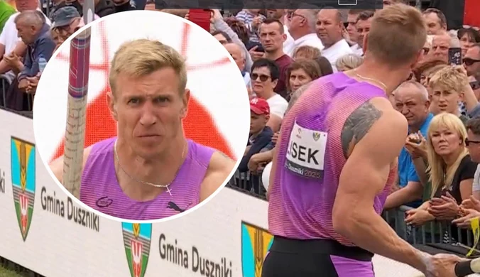 Piotr Lisek zaskoczony w domu. To był skok na miarę mistrzostw świata