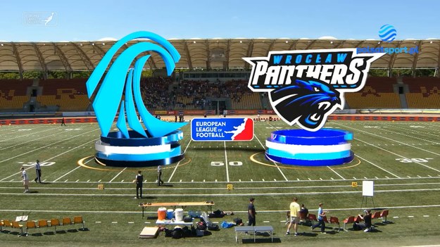 Skrót meczu Panthers Wrocław - Nordic Storm z 2. kolejki Europejskiej Ligi Futbolu Amerykańskiego (European League of Football).